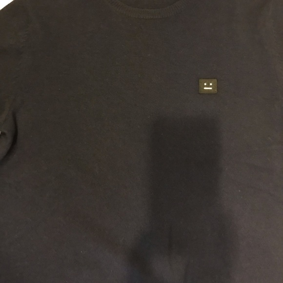 Acne studios dasher o 100% wool sweater navy - Picture 3 of 4